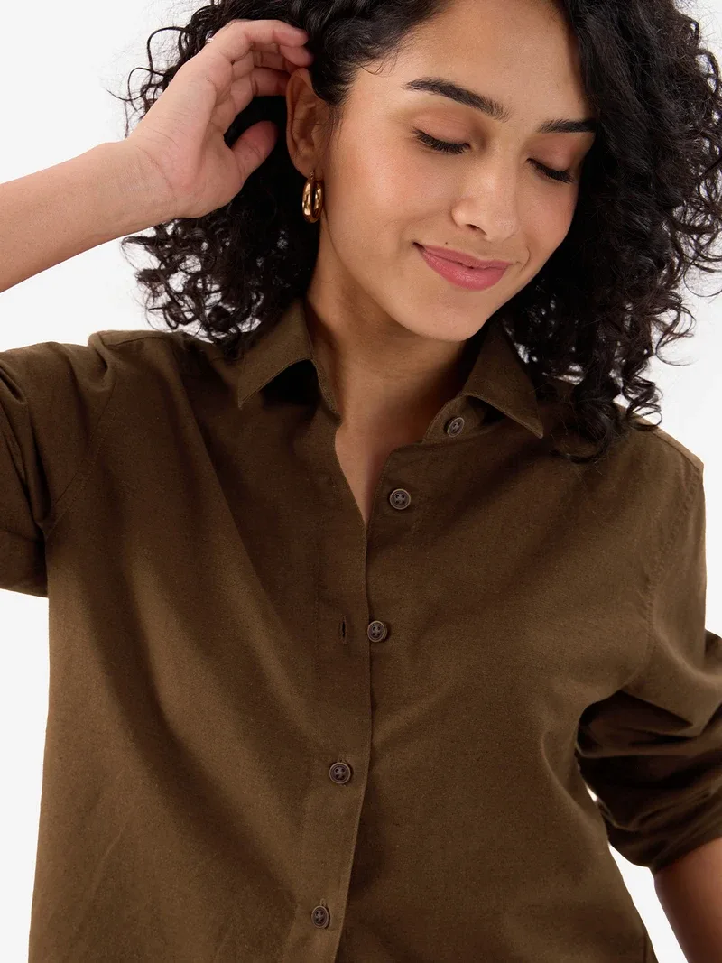 Chestnut Women Relaxed Shirt