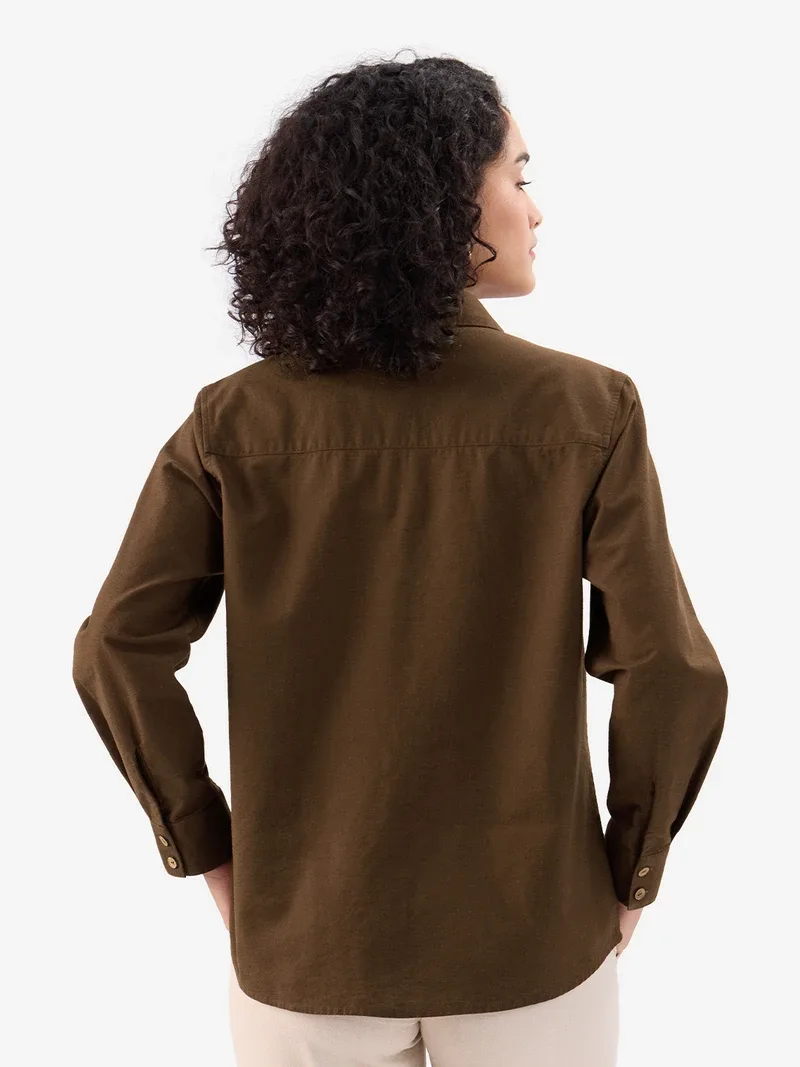 Chestnut Women Relaxed Shirt — image 3